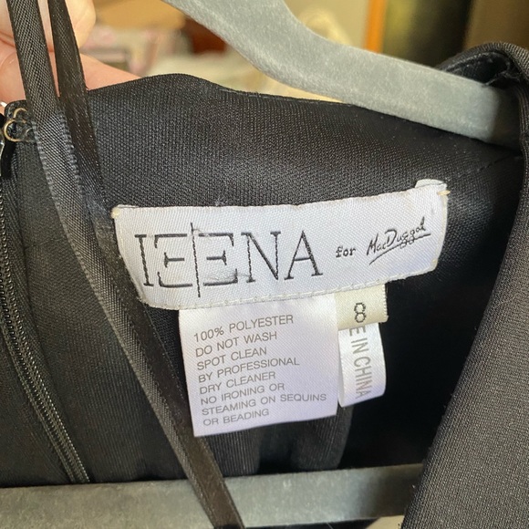 SOLD❤️❤️ Ieena for Mac Duggal black and gold ball gown size 8 - Picture 7 of 7